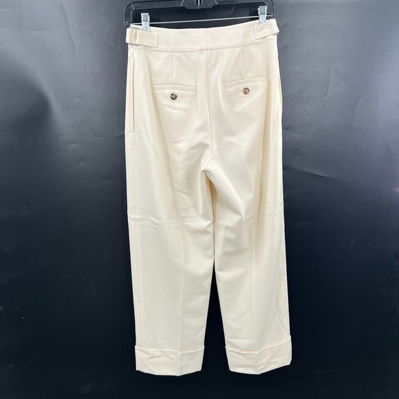 Club Monaco blogger favorite pleated cuffed wool trouser pants quiet luxury 0 - Picture 11 of 14